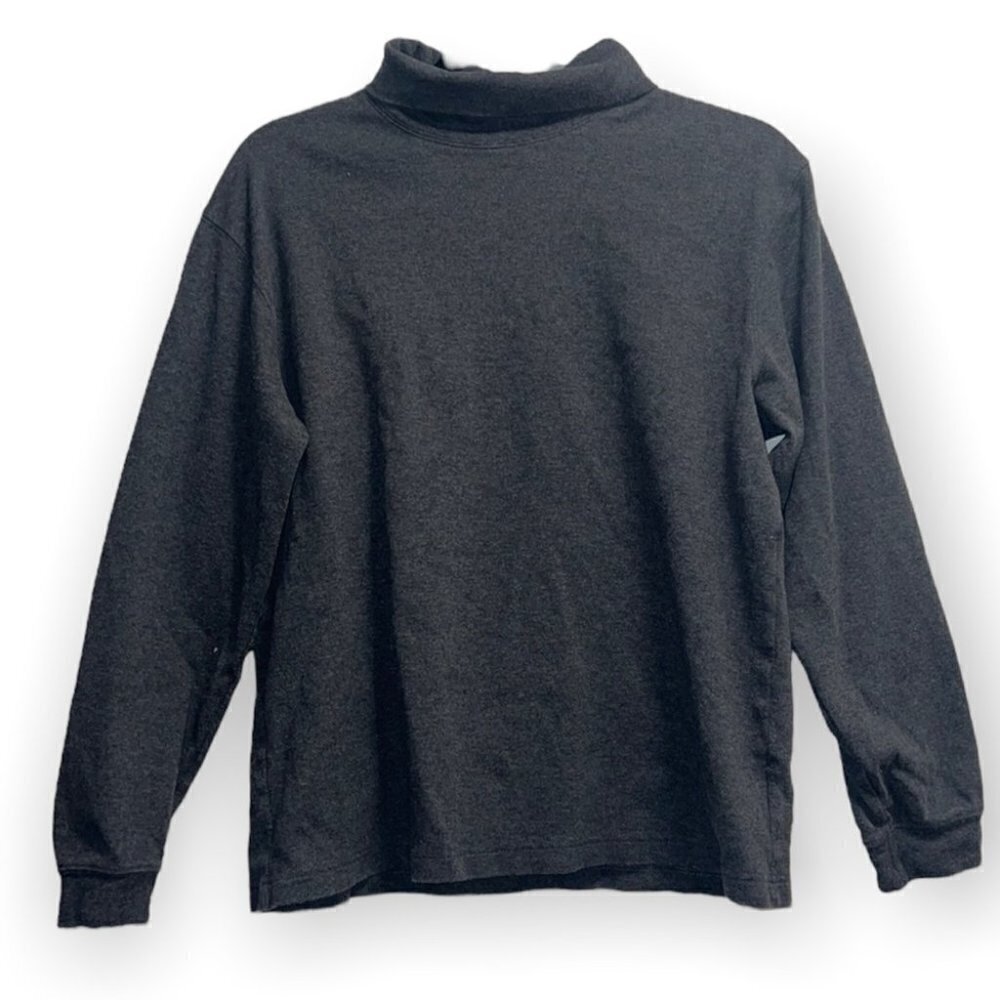 𝅺ST John’s Bay turtleneck grey sweater size Large
